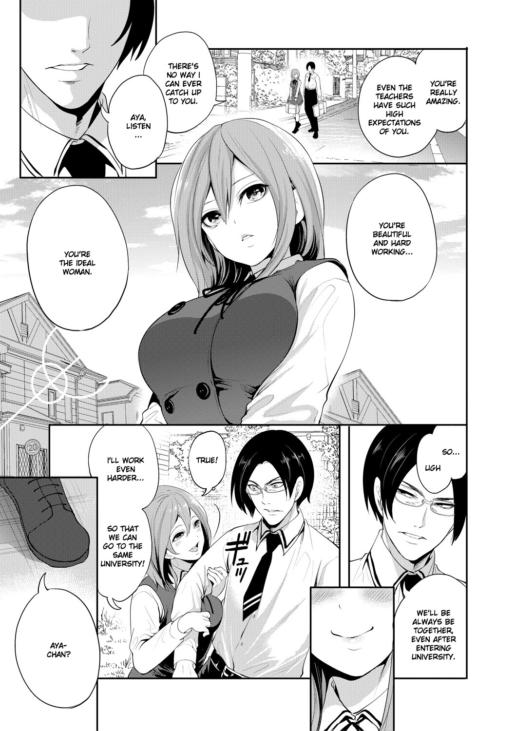 Hentai Manga Comic-Until she is cuckold and falls-Read-8